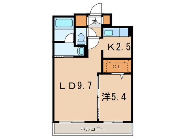 アオアクア白石の物件間取画像